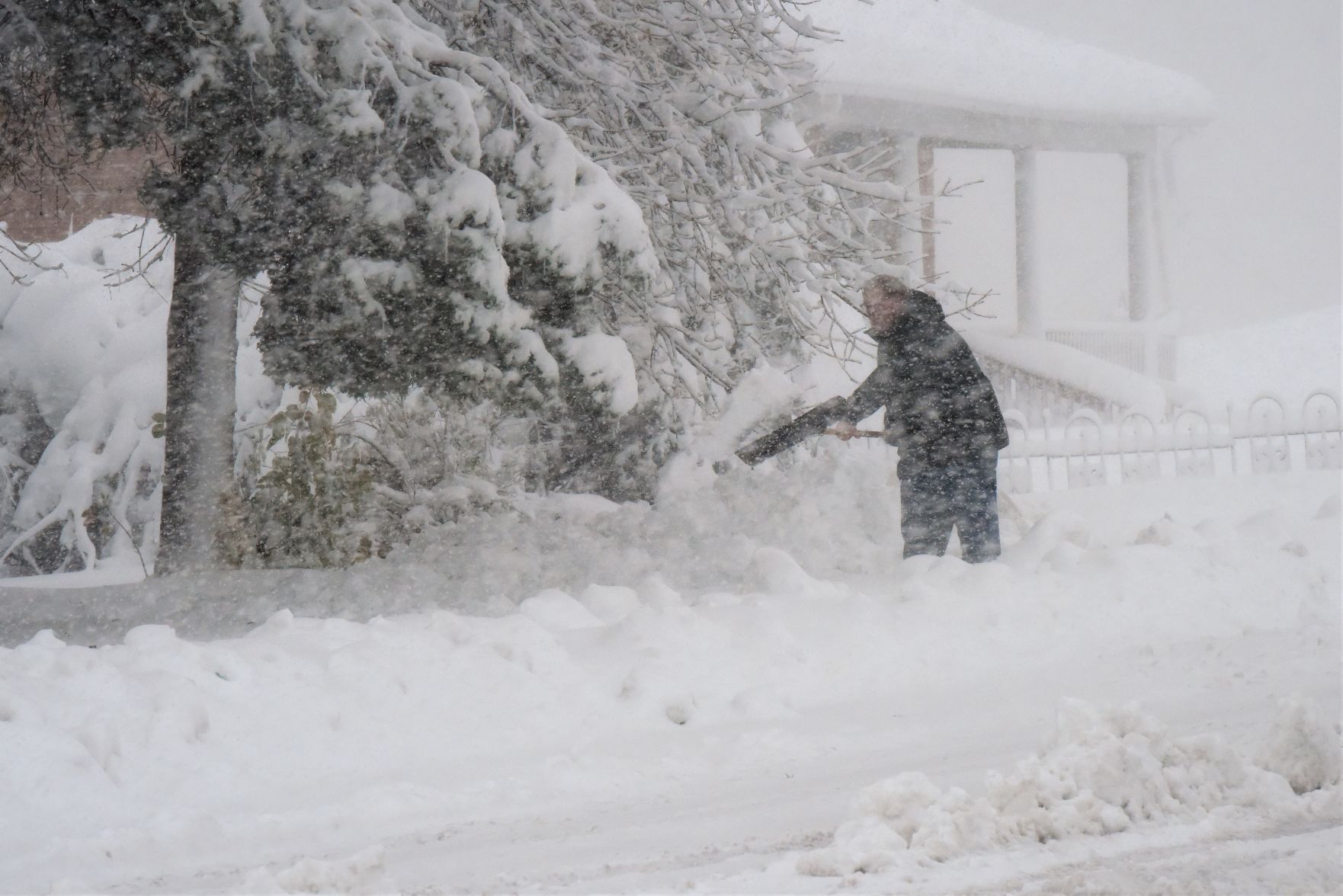Sturgis snow shoveling